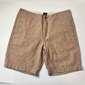 J Crew Shorts Mens 34 Linen Gramercy Coastal Preppy Lightweight Old Money Casual
